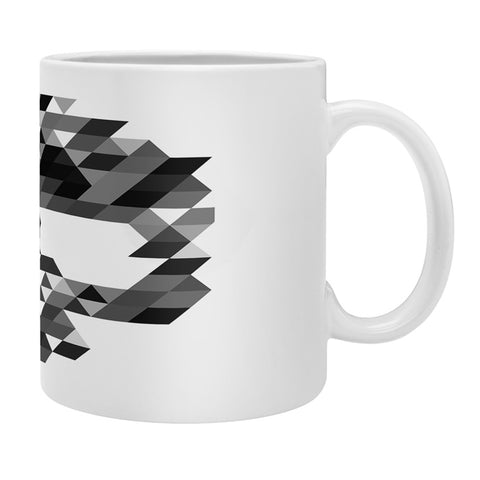 Deniz Ercelebi Skull BW W Coffee Mug