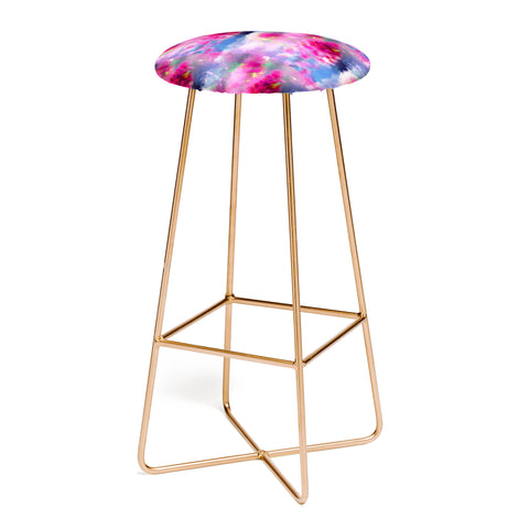 Deniz Ercelebi Spring floral paint 1 Bar Stool