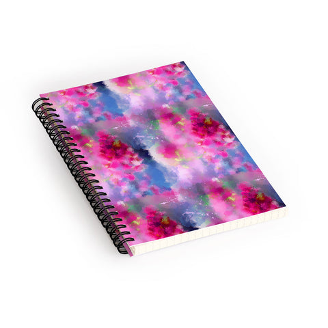 Deniz Ercelebi Spring floral paint 1 Spiral Notebook