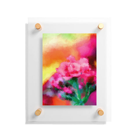 Deniz Ercelebi Spring floral paint 2 Floating Acrylic Print