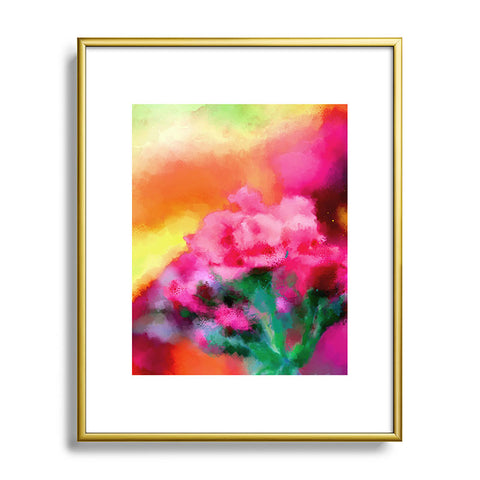 Deniz Ercelebi Spring floral paint 2 Metal Framed Art Print