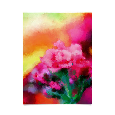 Deniz Ercelebi Spring floral paint 2 Poster