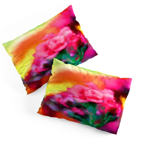 Deniz Ercelebi Spring floral paint 2 Pillow Shams