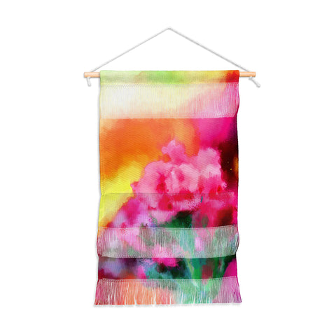 Deniz Ercelebi Spring floral paint 2 Wall Hanging Portrait