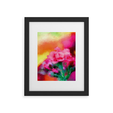 Deniz Ercelebi Spring floral paint 2 Framed Art Print