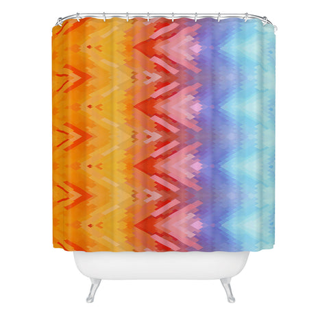 Deniz Ercelebi Sx Yellow Shower Curtain