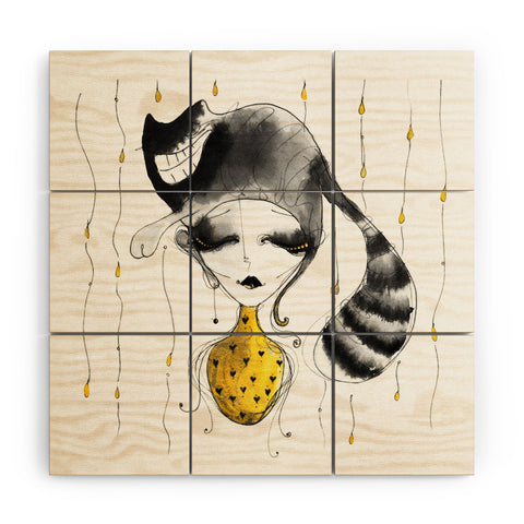 Deniz Ercelebi The Smile Wood Wall Mural