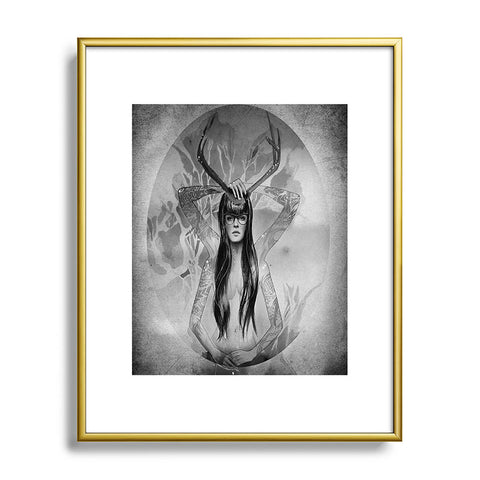 Deniz Ercelebi Through The Gate 2 Metal Framed Art Print