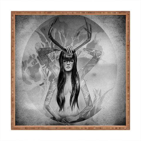 Deniz Ercelebi Through The Gate 2 Square Tray