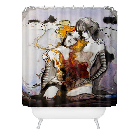 Deniz Ercelebi Twins 2 Shower Curtain