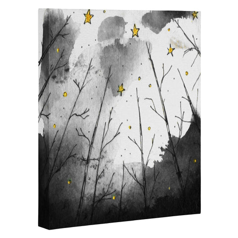 Deniz Ercelebi Woods And Stars Art Canvas