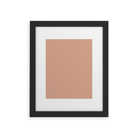 DENY Designs Beige 7514c Framed Art Print