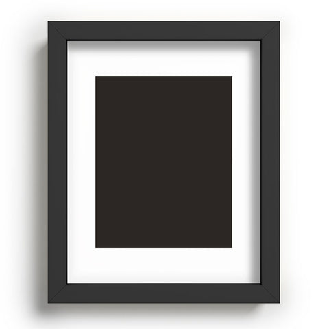 DENY Designs Black C Recessed Framing Rectangle
