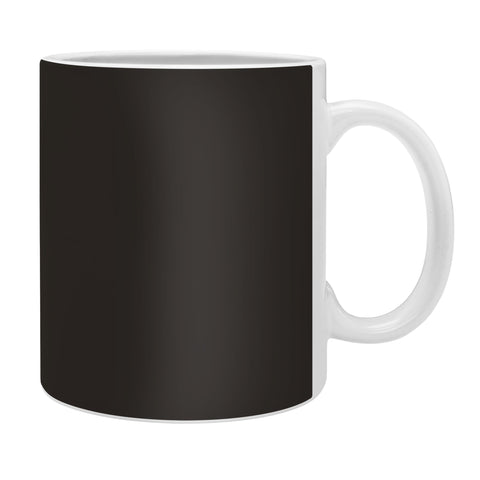 DENY Designs Black C Coffee Mug