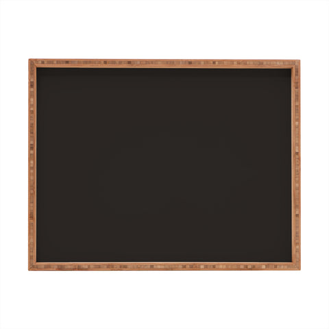 DENY Designs Black C Rectangular Tray