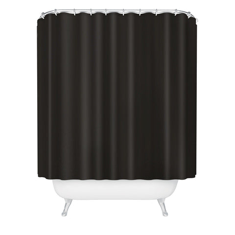 DENY Designs Black C Shower Curtain