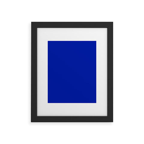 DENY Designs Blue 072c Framed Art Print