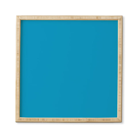 DENY Designs Bright Blue 313c Framed Wall Art