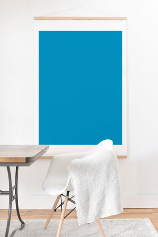 DENY Designs Bright Blue 313c Art Print And Hanger