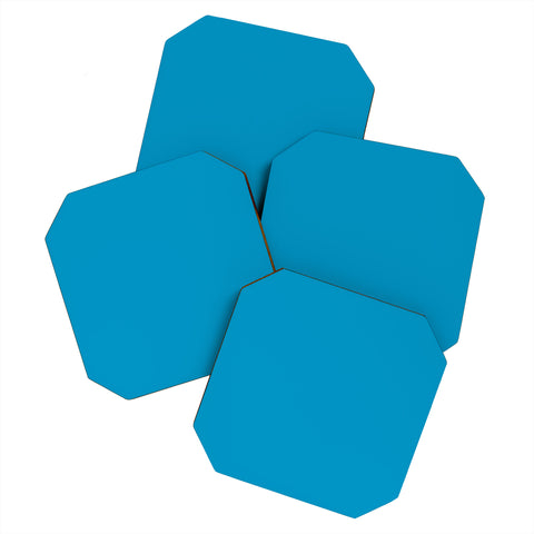 DENY Designs Bright Blue 313c Coaster Set