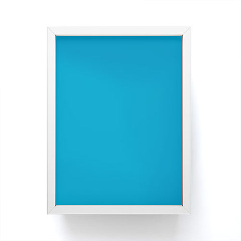 DENY Designs Bright Blue 313c Framed Mini Art Print