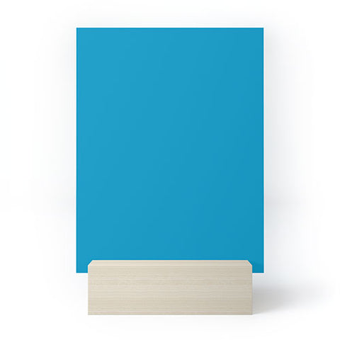 DENY Designs Bright Blue 313c Mini Art Print