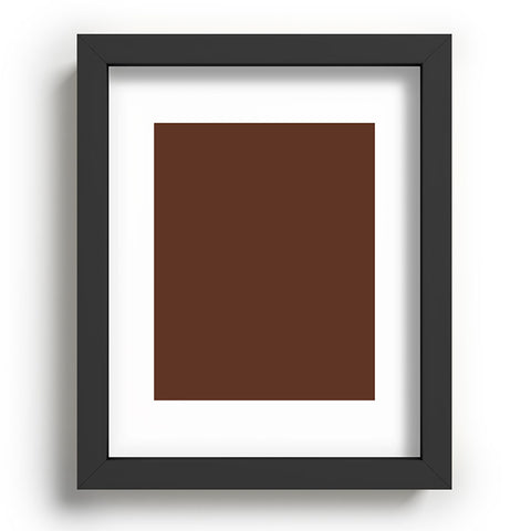 DENY Designs Brown 477c Recessed Framing Rectangle