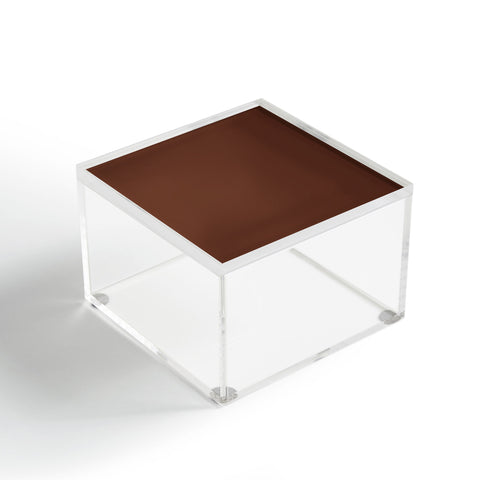 DENY Designs Brown 477c Acrylic Box