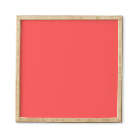 DENY Designs Coral 178c Framed Wall Art
