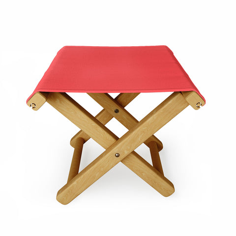 DENY Designs Coral 178c Folding Stool