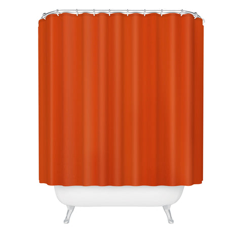 DENY Designs Deep Orange 1665c Shower Curtain