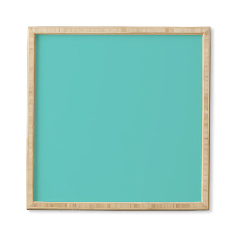 DENY Designs Eggshell Blue 325c Framed Wall Art