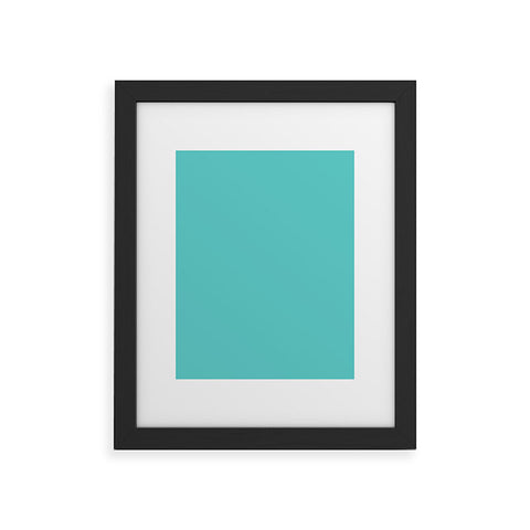 DENY Designs Eggshell Blue 325c Framed Art Print