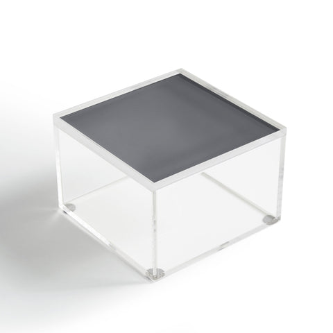 DENY Designs Gray 9c Acrylic Box