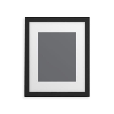DENY Designs Gray 9c Framed Art Print