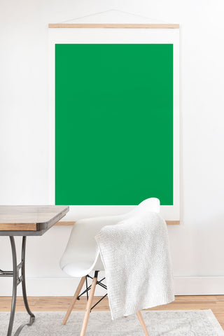 DENY Designs Green 7482c Art Print And Hanger
