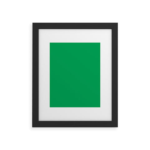 DENY Designs Green 7482c Framed Art Print