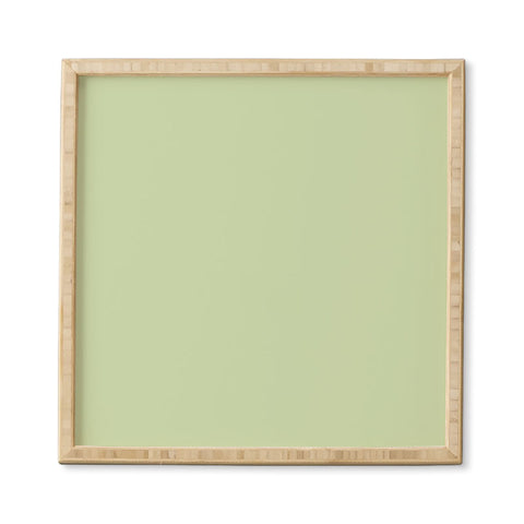 DENY Designs Light Green 580c Framed Wall Art