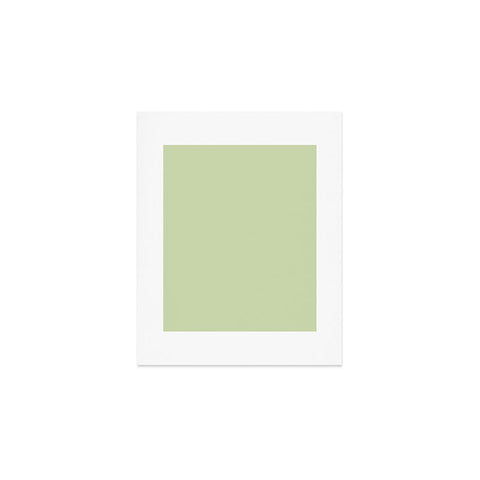 DENY Designs Light Green 580c Art Print