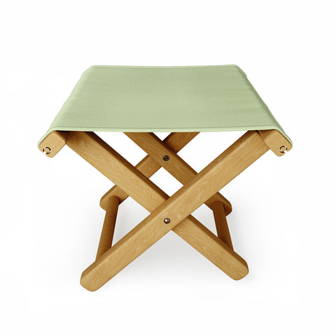 DENY Designs Light Green 580c Folding Stool