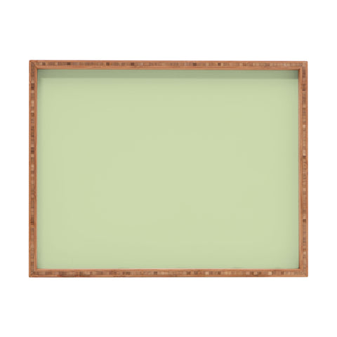 DENY Designs Light Green 580c Rectangular Tray