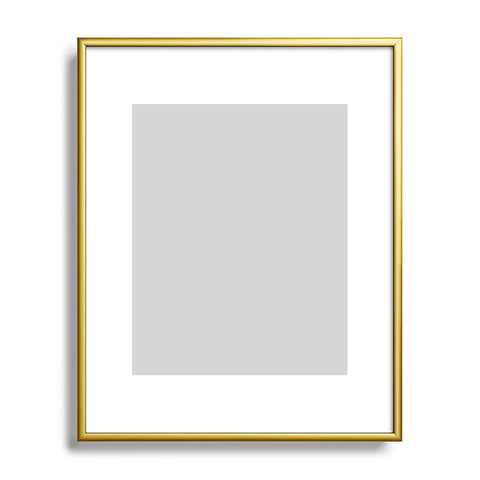 DENY Designs Light Grey 427c Metal Framed Art Print