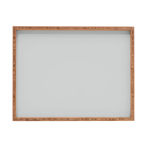 DENY Designs Light Grey 427c Rectangular Tray