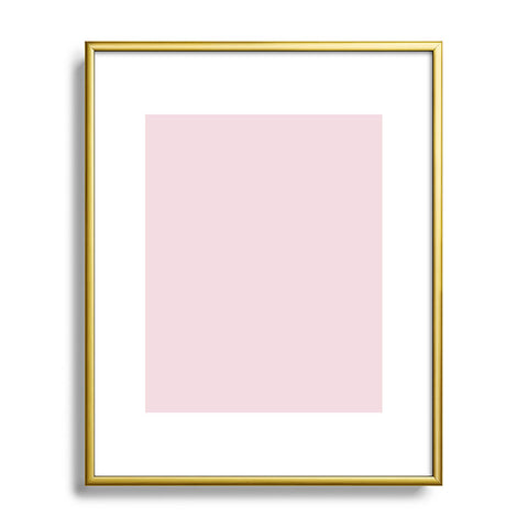 DENY Designs Light Pink 705c Metal Framed Art Print