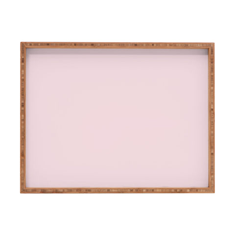 DENY Designs Light Pink 705c Rectangular Tray