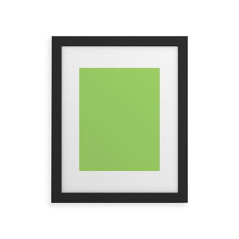 DENY Designs Lime 367c Framed Art Print