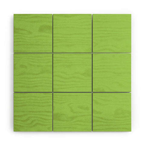 DENY Designs Lime 367c Wood Wall Mural