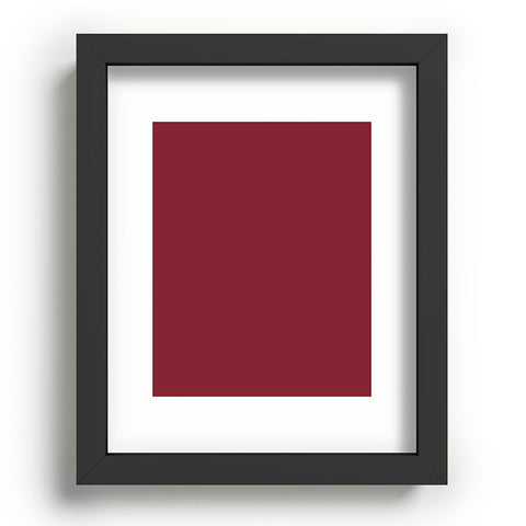 DENY Designs Maroon 202c Recessed Framing Rectangle