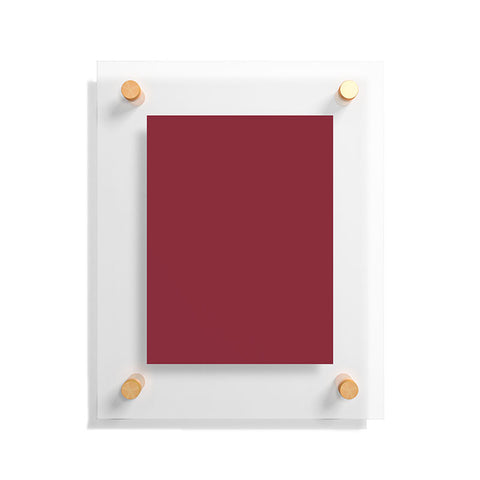 DENY Designs Maroon 202c Floating Acrylic Print