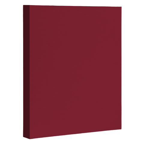 DENY Designs Maroon 202c Art Canvas